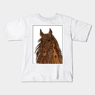 Animal Faces 45 (Style:2) Kids T-Shirt